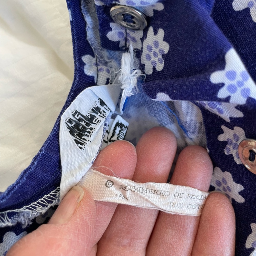 1964 Marimekko child’s dress with pockets - Picture 7 of 12